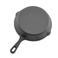 thumbnail image 4 of VEVOR Cast Iron Skillet, 3-Piece Frying Pan Set (6, 8, 10 in), Heavy-Duty Skillets with Heat-Resistant Handle, Pre-Seasoned Chef's Pan, Kitchen Cookware, for Oven, Gas, Electrical, Induction, Black, 4 of 9