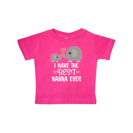 Best Nanna Ever Grandchild Gift Baby T-Shirt