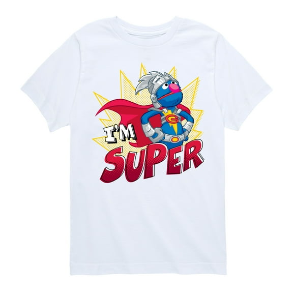 Sesame Street - Im Super - Toddler and Youth Short Sleeve Graphic T-Shirt