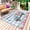LightBLue, variant on Spring Outdoor Rug 6x9 Ft - Reversible Patio Rug Outdoor Camping Rugs, Farmhouse Retro Truck Botanical Rose Butterfly Washable Indoor Outdoor Area Rugs, Non-Slip Outdoor Carpet Runner for Deck/Porch