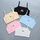 thumbnail image 1 of Single Layer Girl Student Vest Sling Adolescence Pure Cotton 8 to 15 Years Old Small Vest Single Layer Girl VestBlack10 He Qiyong unisex, 1 of 1