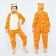 thumbnail image 1 of Pijamas de franela para niños, ropa de dormir de invierno, conjuntos de pijamas de unicornio, punto de Panda, Animal, pijama infantil xuanjing unisex, 1 of 2