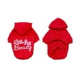 thumbnail image 5 of Dog Plush Warm Hooded Sweater, Suitable for Small and Medium-sized Dog Chihuahua Coat, Warm and Comfortable S-XL, 5 of 6