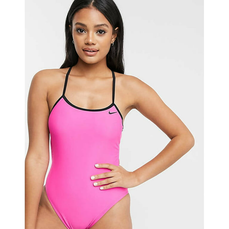 Women's Solid Crossback Cut Out Tank One Piece Size - Walmart.com