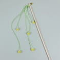 thumbnail image 2 of Handheld Cat Teaser Wand with Yarn Ball String and Bell, Interactive Pet Play Toy for Indoor Cats, Exercise Wand, Fun Cat Training Support, 2 of 3