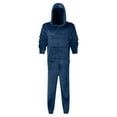 thumbnail image 4 of Fewfanhot Sweatsuits for Men Pajamas Set Warm & Soft Fleece Pj's Sets for Men with Fluffy Hoodie Loungewear with Pockets, 4 of 7