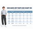 thumbnail image 3 of HILEELANG Girls Cargo Jogger Sweatpants, Stretch Drawstring Pants with Pockets, Pink, Ages 5-6Y, 3 of 13