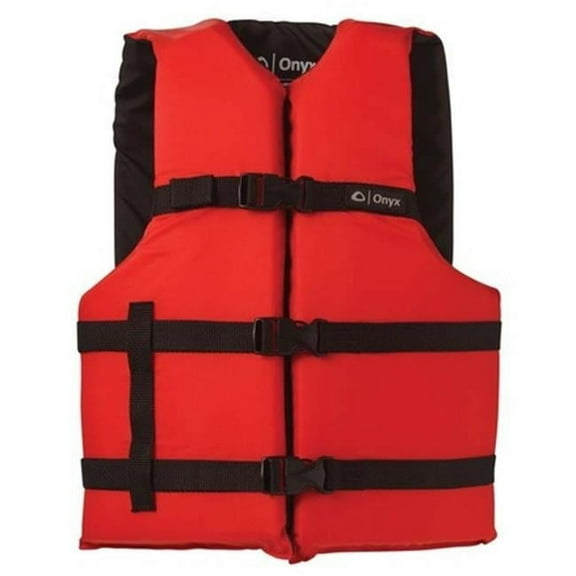 Adult General Purpose Vest, Oversize - Red & Black