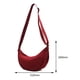 thumbnail image 3 of Bolsa cruzados simples Moda Mujer de bolas de masa hervida portátiles para el trabajo (rojo vino) JShteea Para Estrenar, 3 of 9