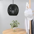 thumbnail image 1 of ziyahi Pendant Lamp Shade Ceiling Light Shade Handwoven Retro rattan pendant Style for Dining Room, 1 of 9