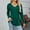 c01Green, variant on Arnsht Womens Long Sleeve Tunic Tops Casual Loose Breathable Solid Color V Neck Blouse Pleated Dressy Loose Shirts Pink L