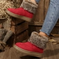 thumbnail image 5 of Tao Tao Womens Patty Cold Weather Snow Boot Warm Lined Winter Boots Faux Fur Red 42, 5 of 9