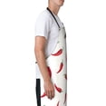 thumbnail image 2 of Goofa Chili Printed Waterproof Apron 33" Chef Aprons for Men Heavy Duty Chemical Work Apron Adjustable Bib Apron, 2 of 9