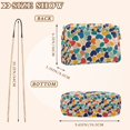 thumbnail image 4 of FORMRS Women Crossbody Purse with Chain Strap Vegan Leather Shoulder Handbag, Colorful Clover Pattern, 4 of 7