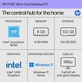 thumbnail image 2 of HP Essential 21.5" FHD All-in-One, Intel N-Series N200, 16GB DDR5, 1TB SSD, Windows 11 Home, Black, 2 of 7