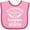 Pink and Fuchsia, variant on Inktastic Handpicked for Earth by My Grandpa in Heaven Angel Wings Boys or Girls Baby Bib