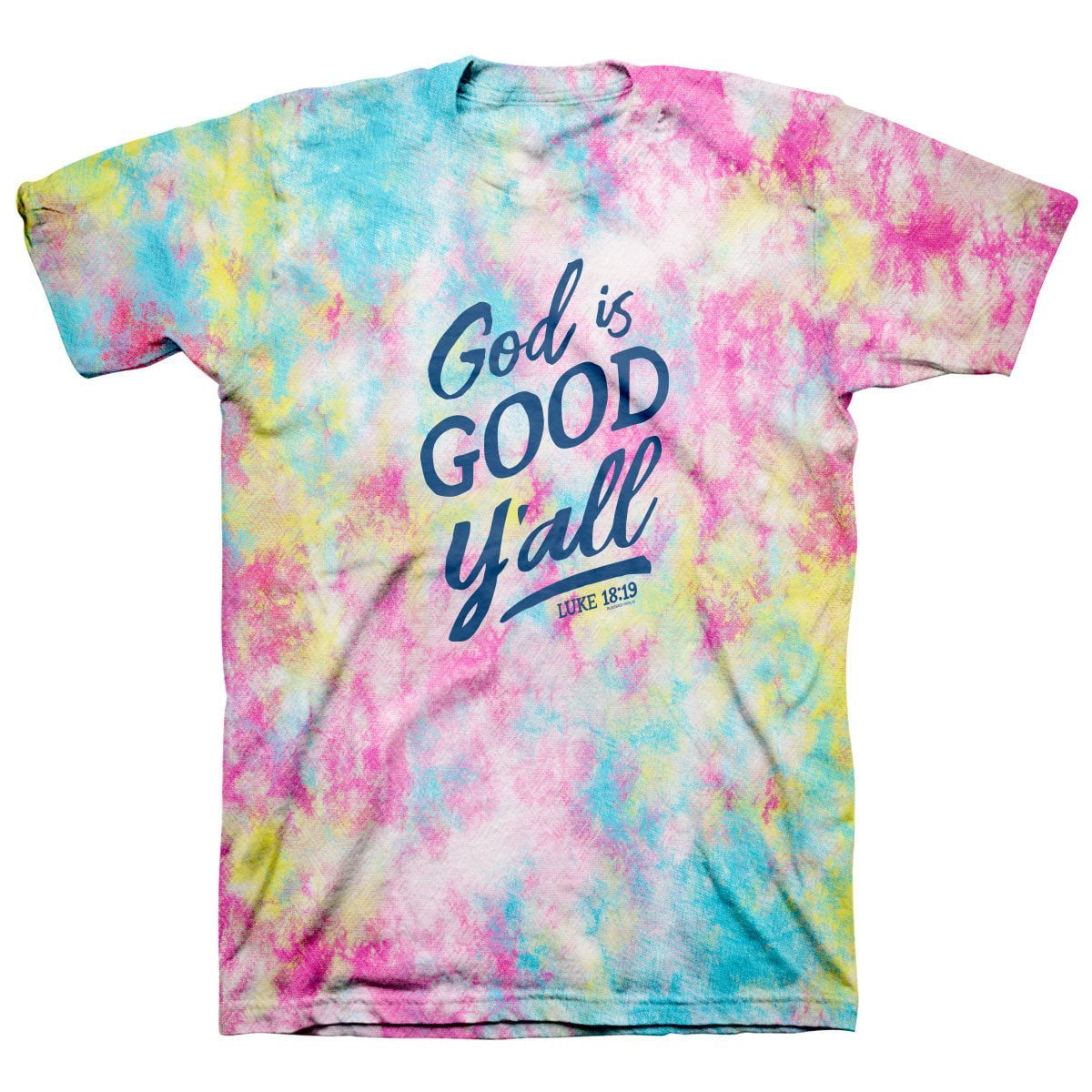 Blessed Girl® Blessed Girl Womens Tie Dye TShirt God is Good Multi