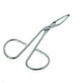 thumbnail image 2 of N1 Stainless Steel Elbow Eyebrow Pliers Clip Scissors Tweezers Slant Tip Straight Pointed, Salon Quality. Professional Eyebrow Plucking Makeup Beauty Tools - Silver, New, 2 of 11