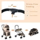 thumbnail image 5 of JJUN Double Dog Stroller for 2 Dogs, Detachable Carriers, Safety Belt, 4 Lockable Wheels, Pet Travel Carrier Strolling Cart, Folding Cat Stroller for Small Medium Pets Dogs (Beige), 5 of 9