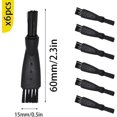 thumbnail image 2 of Brosse à Raser, Lot de 6 Brosses à Raser pour Nettoyer les Rasoirs, Brosse à Raser pour Nettoyer les Rasoirs Électriques pour Hommes, 2 of 5