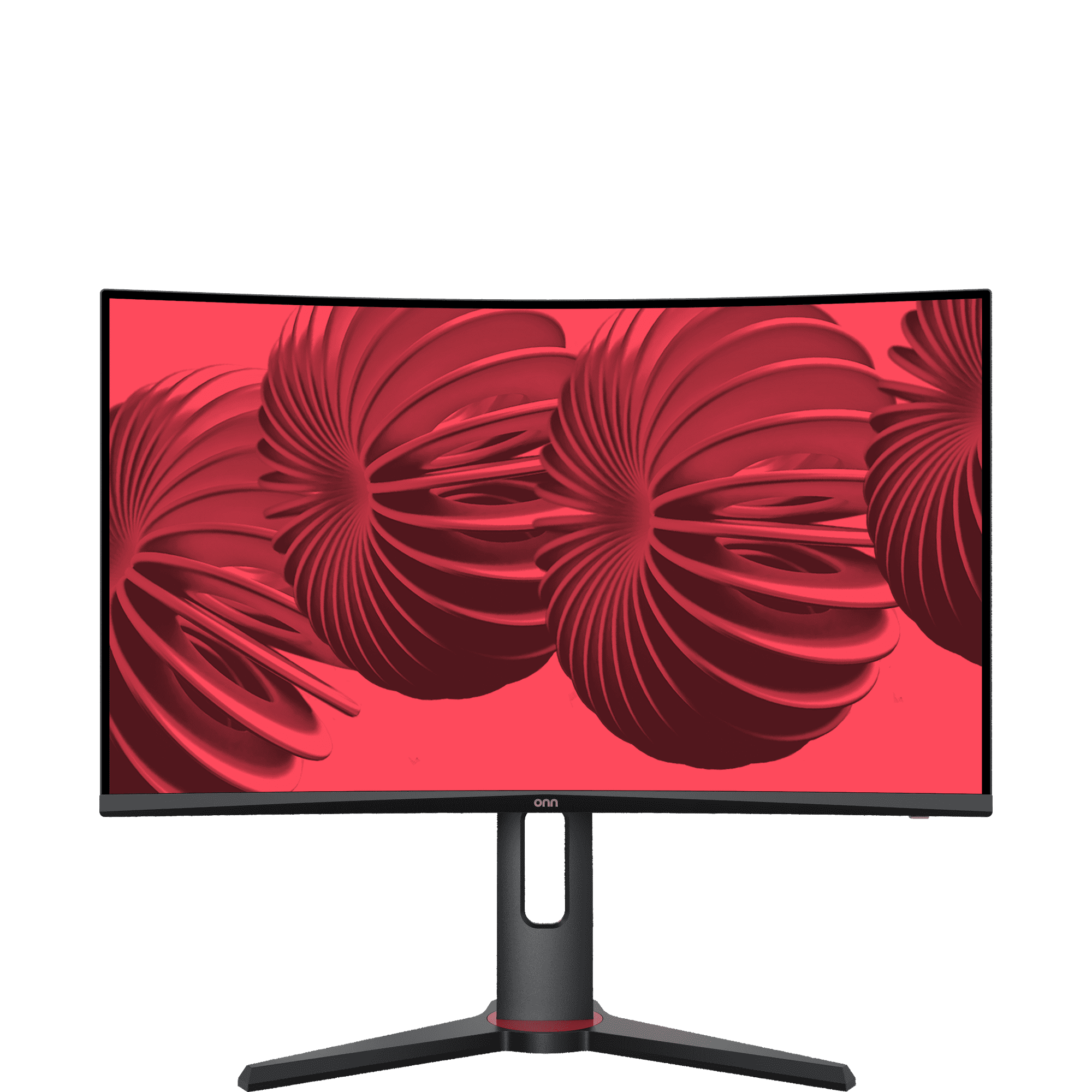 onn 27" Curved QHD Gaming Monitor, 3.32 Inches Depth, 2560x1440 Resolution