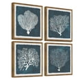 thumbnail image 2 of Marmont Hill Inverse Sea Fan V Quadriptych, 24" x 24", 2 of 6