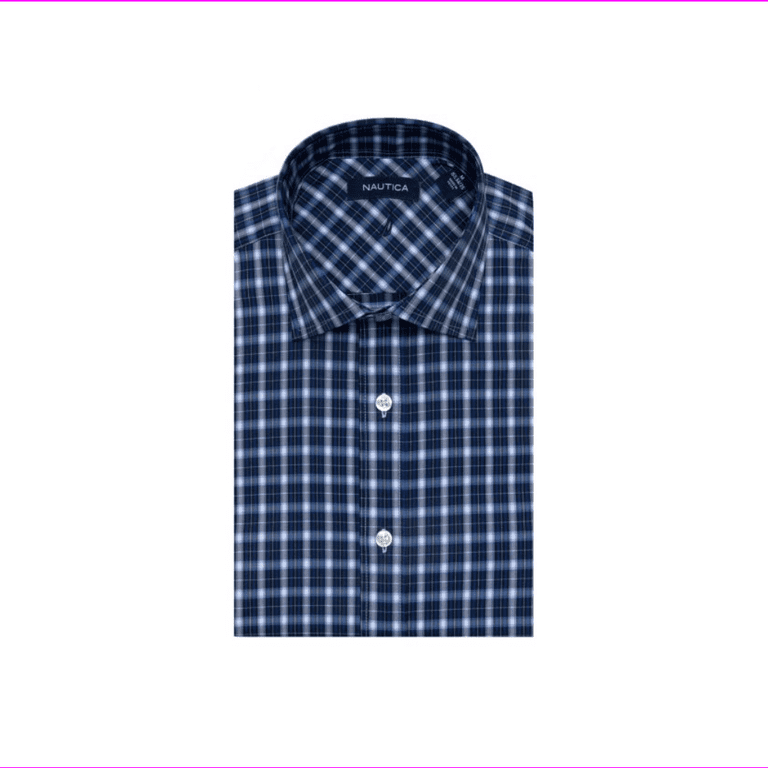 nautica dress shirts Mens Button Down Shirt Long Sleeve Wrinkle Resistant Slim Fit : Clothing, Shoes & Jewelry this dress shirt features a slim fit design and stretch fabric for comfort Nautica Men's Short Sleeve Shell