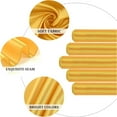 thumbnail image 3 of SQDWYGUO 60 PCS Satin Chair Sashes Bows Universal Chair Ribbon Ties Back Sash for Wedding Party Reception Events Banquets Hotel Event Chair Cover Decoration (Size 7x108 inch),Gold, 3 of 6