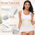thumbnail image 4 of Vaslanda 2 Packs Women's Shapewear Camisole with Built-in Bra - Tummy Control Compression Tank Tops, 4 of 7