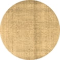 thumbnail image 1 of Ahgly Company Indoor Round Persian Brown Traditional Area Rugs, 3' Round, 1 of 4