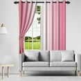 thumbnail image 6 of Lfeey Pink to White Gradient Bedroom Blackout Curtains, 42x108 inch, 2 Panels Set, 6 of 6