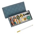 thumbnail image 3 of Kit De Cera, Juego De Cera De Sellado De Mano De Obra Fina Operación Simple Mango Extraíble Resistente Al Calor Para La Oficina Para El Hogar Para La Tarjeta De Invitación ANGGREK Otros, 3 of 8