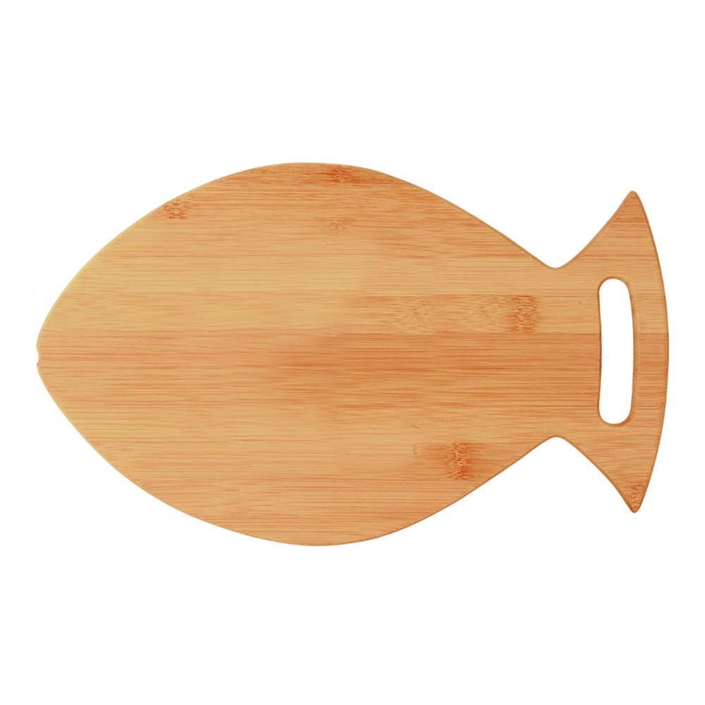 Erie 216 Bamboo Fish Shaped Cutting Board, 14" x 8.5"