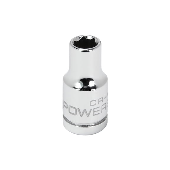 Powerbuilt 1/4 Inch Drive x 5.5 MM 6 Point Shallow Socket - 648282