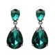 thumbnail image 1 of Pendientes colgantes Yashi Geométricos con forma de gota de agua y cristales redondos 50048GN, 1 of 2