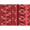 thumbnail image 1 of Ahgly Company Indoor Rectangle Patterned Grapefruit Red Area Rugs, 3' x 5', 1 of 1
