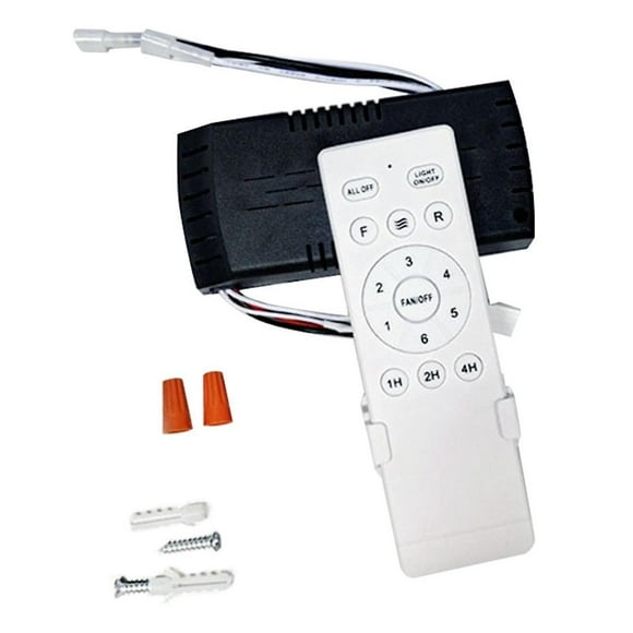 Trousse Universelle de Télécommande pour Ventilateur de Plafond, Remplacement, 6 Vitesses et Minuterie, Télécommande de Remplacement pour DC C