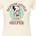 thumbnail image 3 of Disney - Santas Little Helper - Juniors Fitted Graphic T-Shirt, 3 of 5
