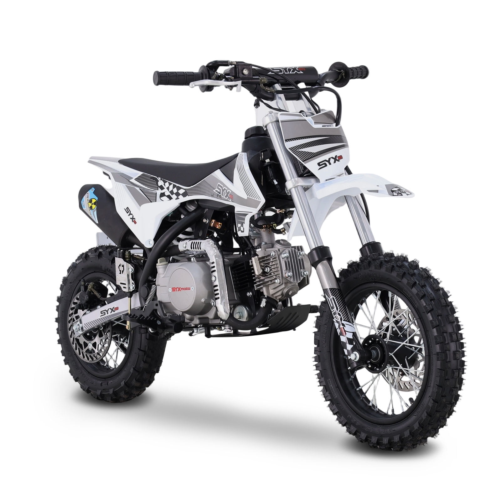 125cc Apollo DB-X19 Dirt Bike, Manual Clutch with Headlights, High