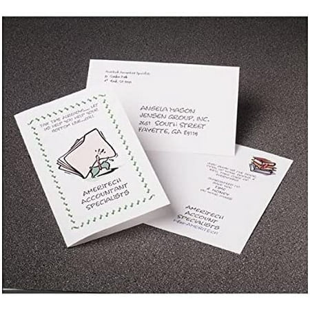 inkjet printers inches cards box avery fold greeting half