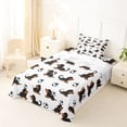 thumbnail image 5 of Erosebridal Kawaii Pet Dogs Dachshund Twin Sheet Sets,Boys Football Ball Games Bedding For Puppy Dogs Lovers 3-Piece, 5 of 6