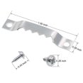 thumbnail image 2 of Colgadores de cuadros con dientes de sierra, 50 piezas, gancho para colgar cuadros pequeños, colgadores de cuadros plateados con tornillos, soluciones para colgar cuadros, accesorios para colgar cuadr, 2 of 5