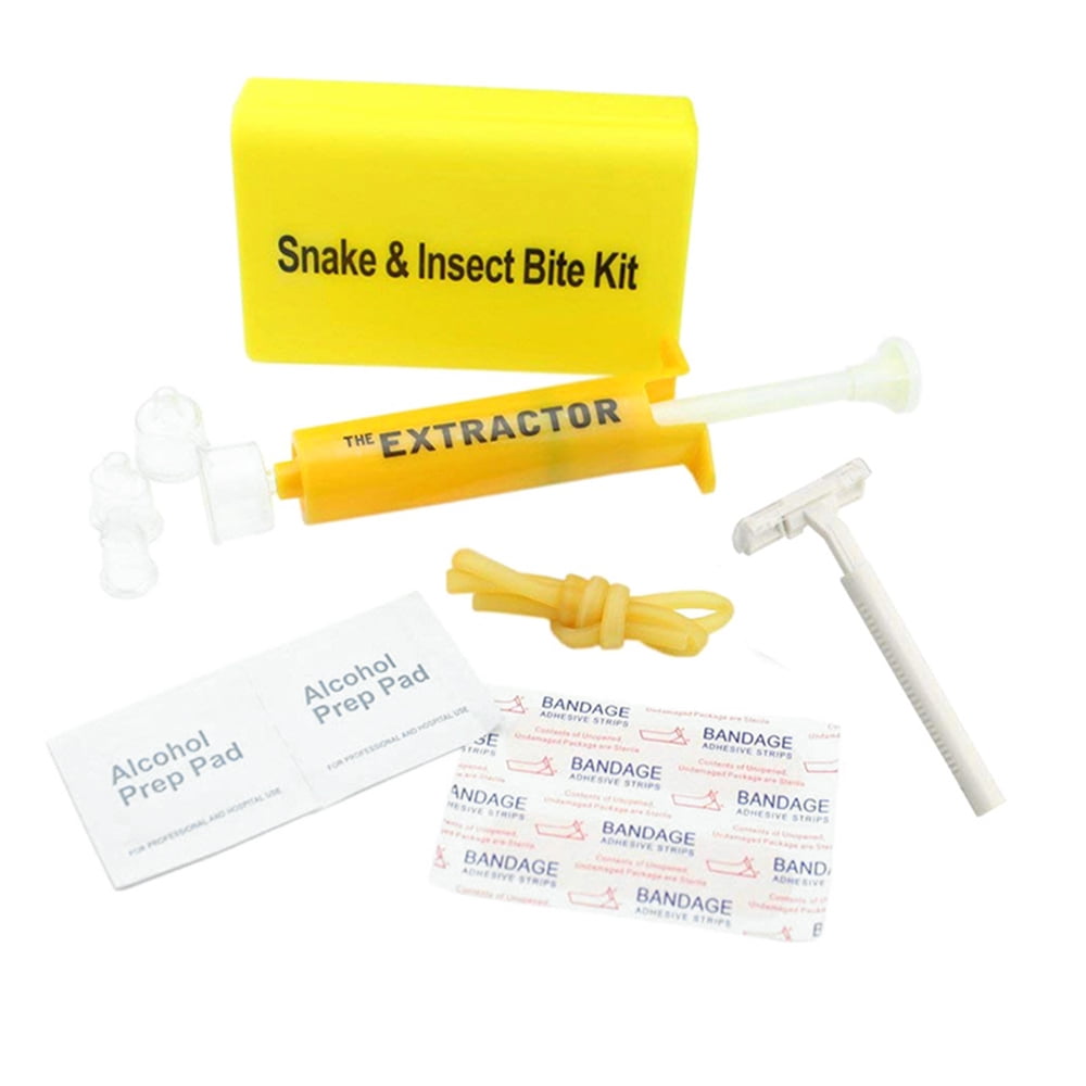 Spiders & Bugs Free USA Shipping! Details about   Snake Bite Kit/Venom Extractor Kit For Snakes 