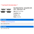 thumbnail image 2 of Rear Brake Pad Set - Compatible with 2012 - 2020 Ford F-150 2013 2014 2015 2016 2017 2018 2019, 2 of 2
