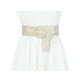 thumbnail image 5 of Cinturones anchos de mujer INSPIRE CHIC, cinturones suaves para vestidos de dama vintage Beige, 5 of 5