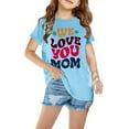 thumbnail image 1 of Mefallenssiah T-Shirts pour Enfants Manches Courtes T-Shirt Graphique Col Rond Crop top pour Filles et Garçons de 3 à 14 Ans, 1 of 3