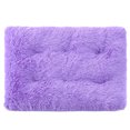 thumbnail image 2 of HEVIRGO Dogs Cushion Solid Color Keep Warmth Soft Texture Thickened Cat Dogs Sleeping Mat for All Seasons,Purple L, 2 of 10