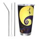thumbnail image 1 of Vaso de 20 oz con tapa de Pesadilla antes de Navidad, vaso de viaje de acero inoxidable de doble pared con aislamiento al vacío, taza de café con aislamiento duradero, taza térmica con tapa, 1 of 8