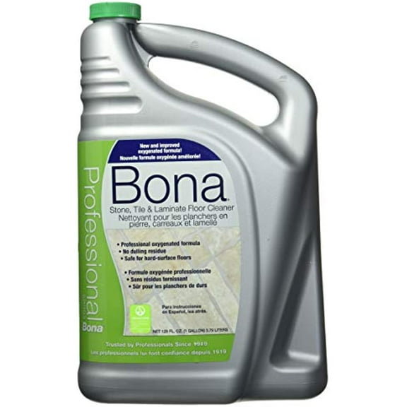Bona Professional Laminate Pro Series Wm700018175 Stone, Tile Cleaner Ready To Use, 1-Gallon Refill, 128 Fl Oz