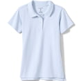 thumbnail image 3 of Lands' End Girls Short Sleeve Feminine Fit Interlock Polo Shirt, 3 of 3